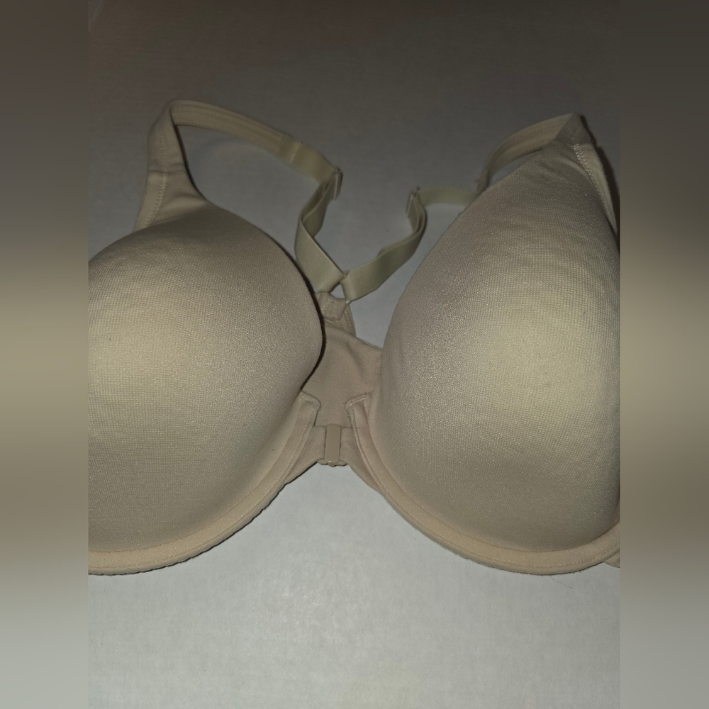 Body By Victoria Racerback Bra Size 38D Beige Y2k - Picture 3 of 12